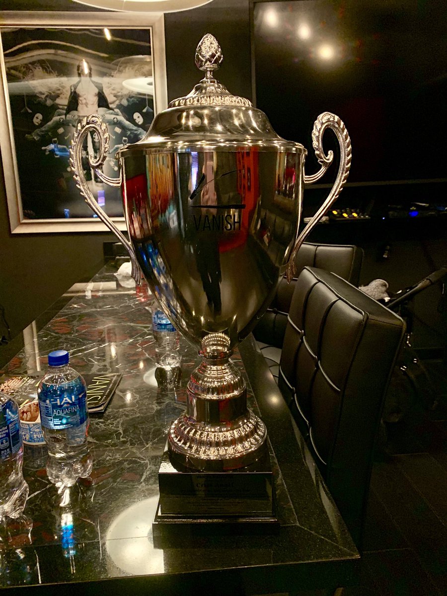 MagicScot's tweet image. Congratulations @CrissAngel for winning the “Greatest of All Time” award from Vanish Magazine at Planet Hollywood, Las Vegas. The award was presented by Paul Romhany and David Penn tonight on stage after Criss’s Mindfreak show. Best show on the planet!