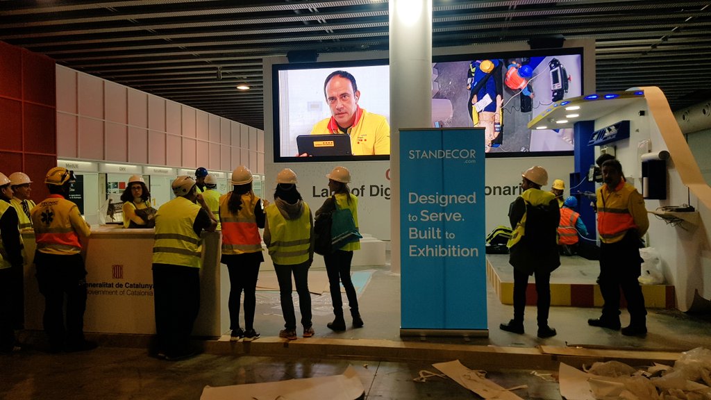 STANDECOR's tweet photo. Stand Catalonia en MWC 2019. Ayer dΓa de pruebas. Faltan 48h!!
#MWC19 #firadebarcelona #standecor #designbooth https://t.co/eDsxIfv6pB