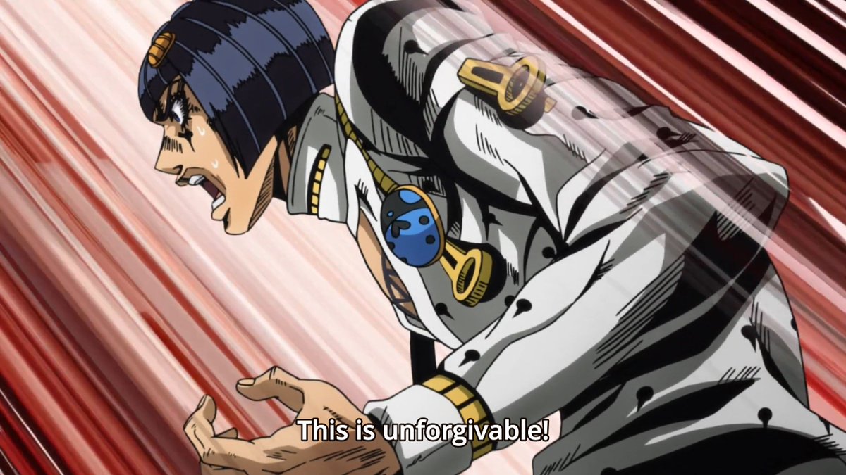 kohakudoori's tweet photo. And also delivered The Line(tm) very well #jojoa https://t.co/H15lLrUrlr