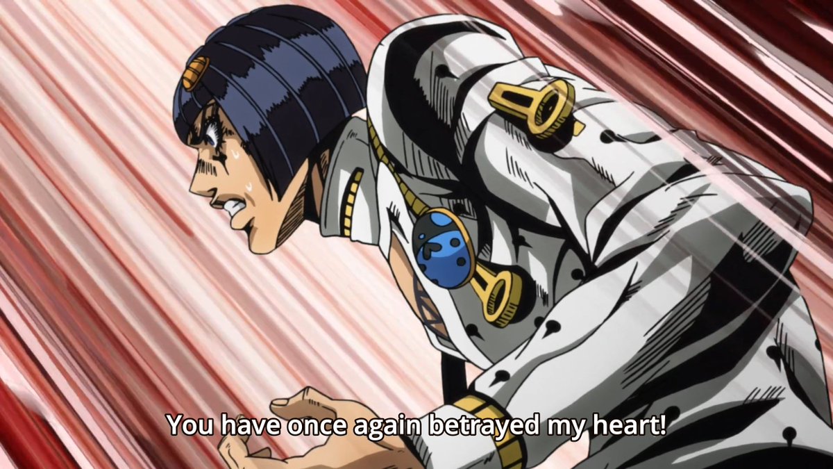 kohakudoori's tweet photo. And also delivered The Line(tm) very well #jojoa https://t.co/H15lLrUrlr
