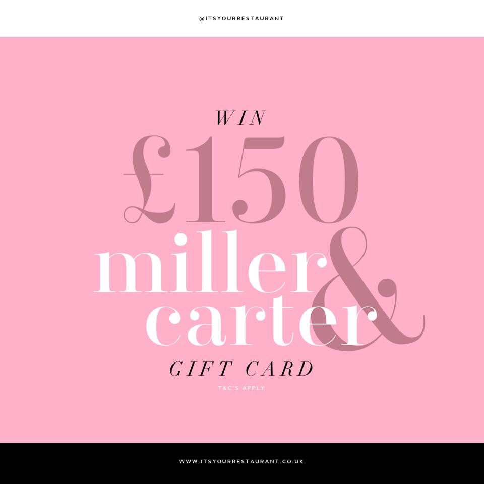 Zhang_sanBOOK's tweet image. ✨ We are giving away a £150 MILLER &amp;amp; CARTER gift card!! ✨

All you have to do is; RT &amp;amp; be Following us! #itsyourrestaurant #giveaway