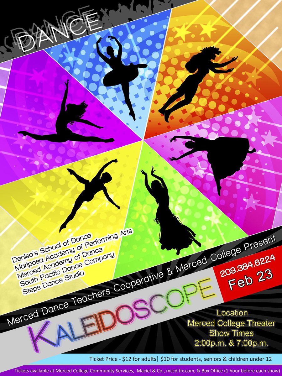 When? Tomorrow @ 2:00P &amp; 7:00P. Where? Merced College Theater. Who? It’s on the poster (5 local dance studios)
Where to purchase 🎟 &amp; how much? It’s also on the poster and 🎟 can be purchased at  mccd.tix.com
<a href="/MercedAcademy/">Merced Academy</a>