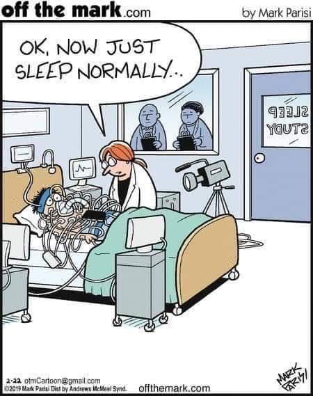 RoveAndMaunder's tweet photo. I know that the comic says “sleep study” but  this was EXACTLY how I felt during my VEEG #epilepsyawareness #patientstruggles #hospitallife https://t.co/OtBDQui00p