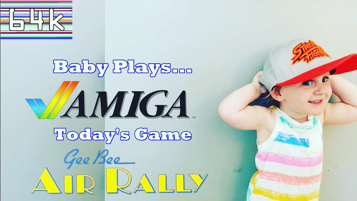 bastichb64k's tweet image. My new episode of &quot;Baby Plays&quot; as my daughter and I try out Gee Bee Air Rally on the Amiga 
Link to video 👇
youtu.be/uE117HoVcLw

#amiga #babyplays #bastichb64k #smallyoutuberarmy #smallyoutuber #RetroGames #RetroGaming #16bit