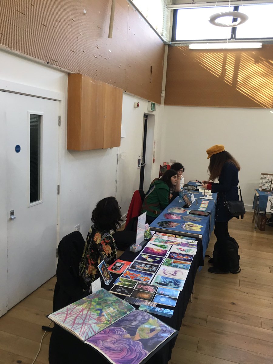 PlugNPlayUK's tweet photo. Exhibitors are in. Come down to Greenside Community Centre to meet and see their artwork https://t.co/ThpdxiCzJj