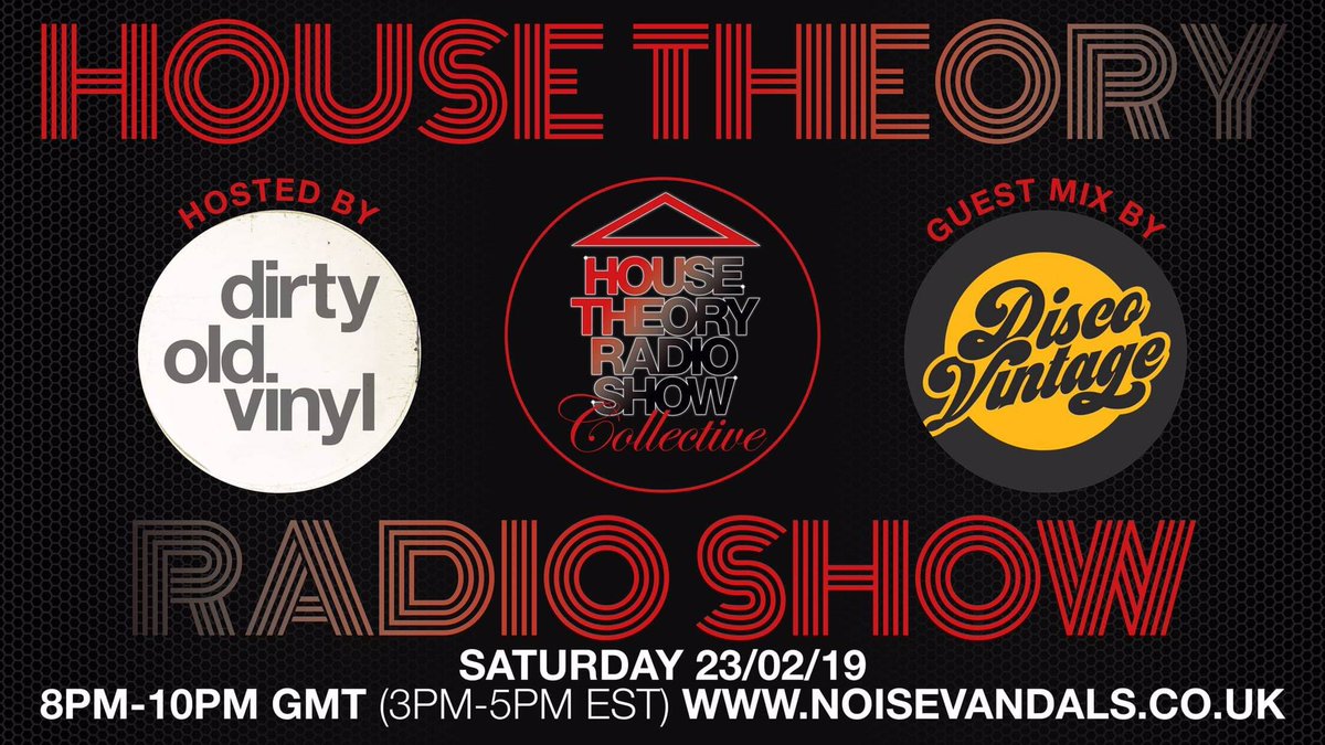 housetheorynv's tweet photo. Up tonight on House Theory we have our new host Dirty Old Vinyl making his debut show with an exclusive Guest Mix from Disco Vintage- 8pm GMT ONLY ON https://t.co/p0nQx9xYsW https://t.co/rGbrRnt9Ss