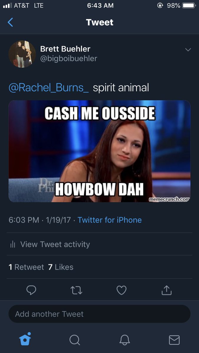 bigboibuehler's tweet photo. @Rachel_Burns_ It’s like I forsaw the future https://t.co/Ne4dNLaHiF