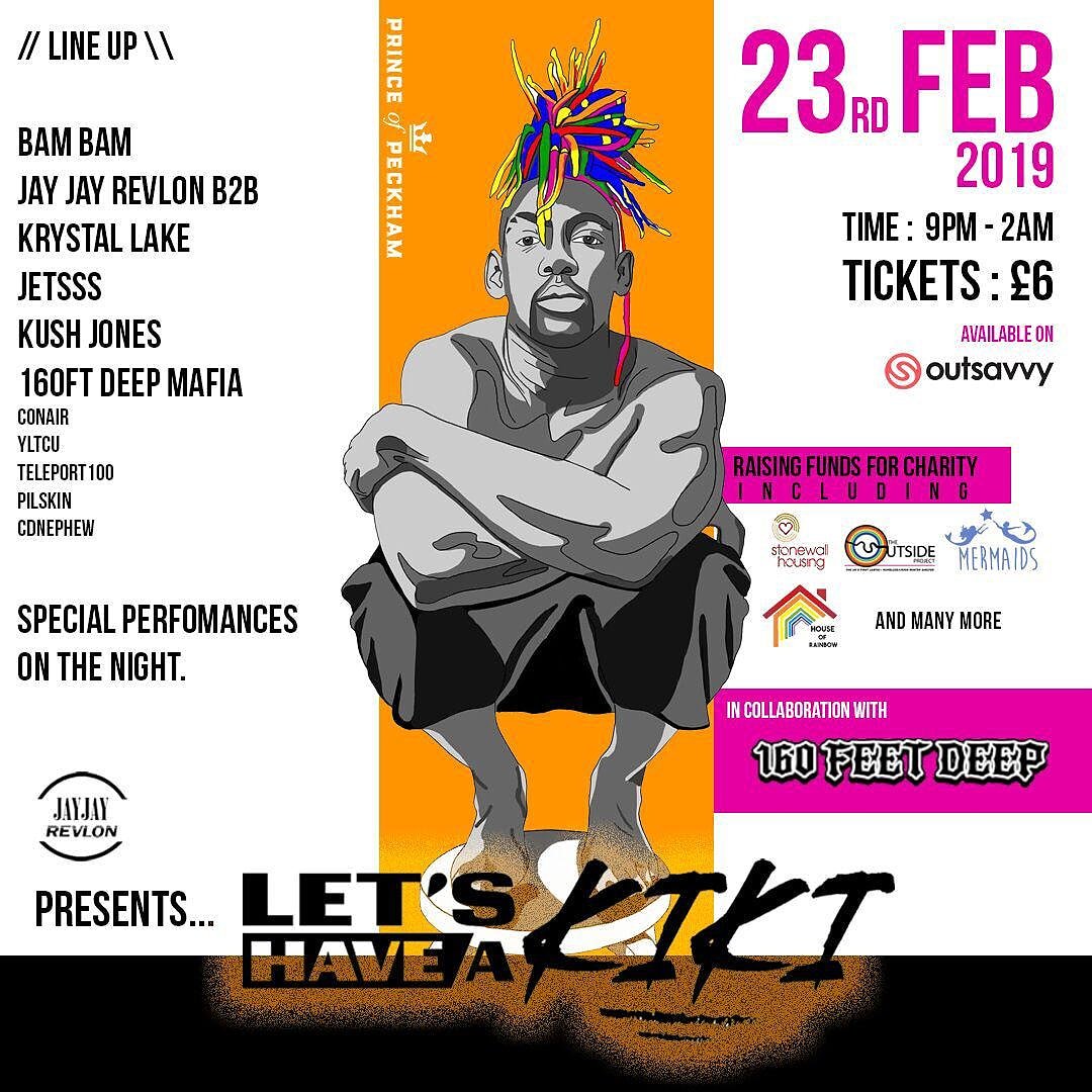 Can't wait for this it will truly be one to remember.

There will be tunes you've never heard and moves you've never seen.

Be ready to get your kiki on! 

Door money going to some really good causes in the community it's defo the best thing you can possibly be doing tonight ♥️