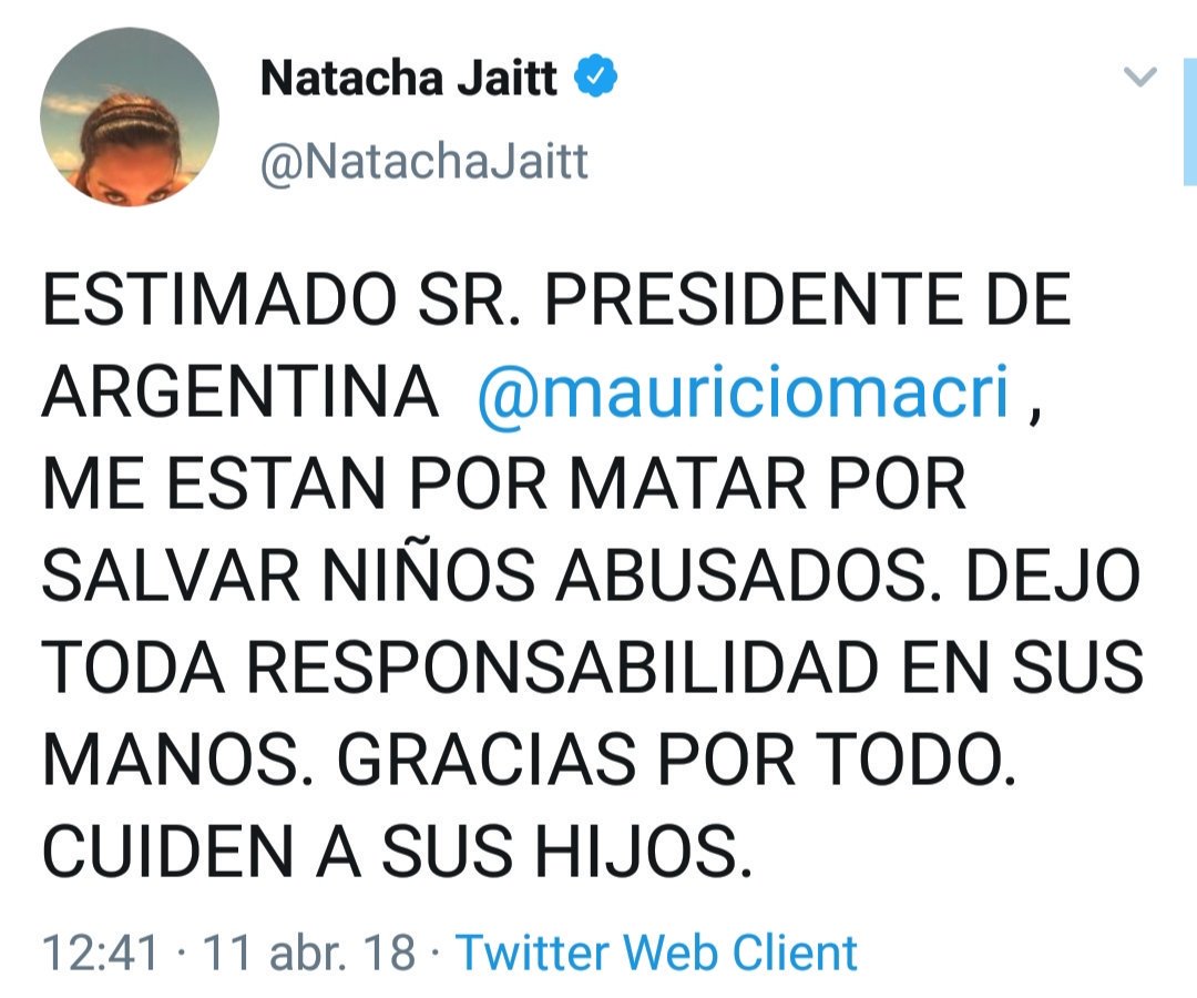 Ruludo_leo's tweet photo. Natacha Jaitt cansó de dar indicios. https://t.co/IGrtYWVYyZ