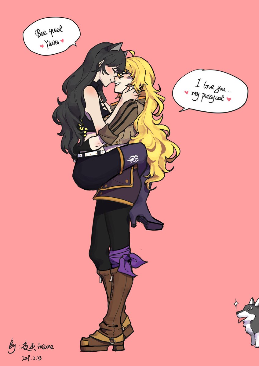 insane84699530's tweet photo. #BlakeBelladonna #yangxiaolong #RWBY6 #RWBY #bumbleby 
Zwei  is really a clever dog😏😏
Good job aha https://t.co/KeSCAToAok