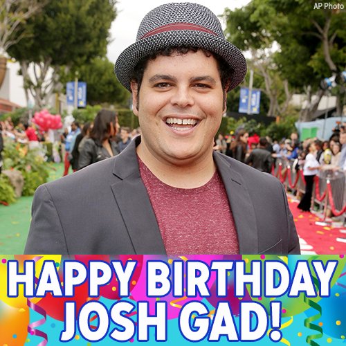 Happy Birthday, Olaf! Frozen and Beauty and the Beast actor Josh Gad is celebrating today. 