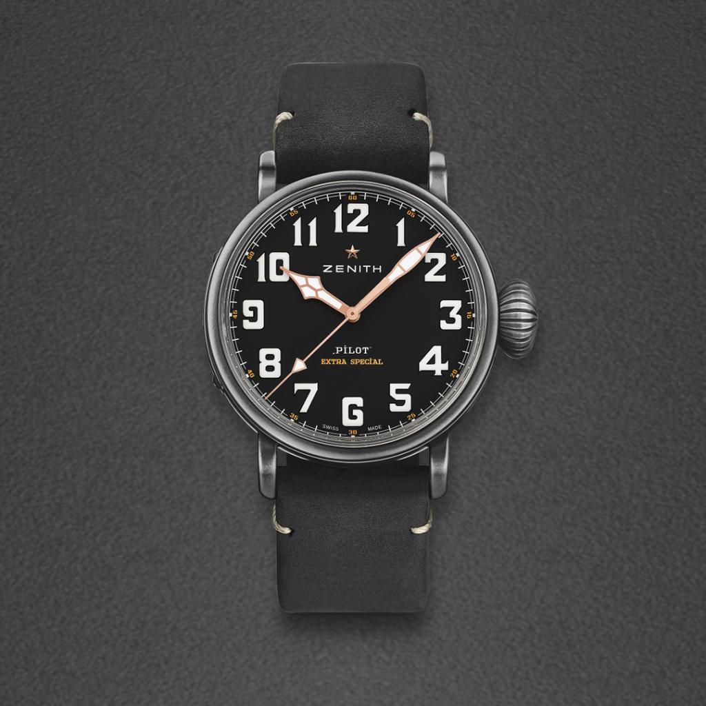 ZenithWatches's tweet image. #Type20: The legacy of the original “Pilot Watch” made by Zenith over a century lives on in our Type 20 collection.

bit.ly/PilotExtraTonU…

#Zenith #ZenithWatches #Black #Watches