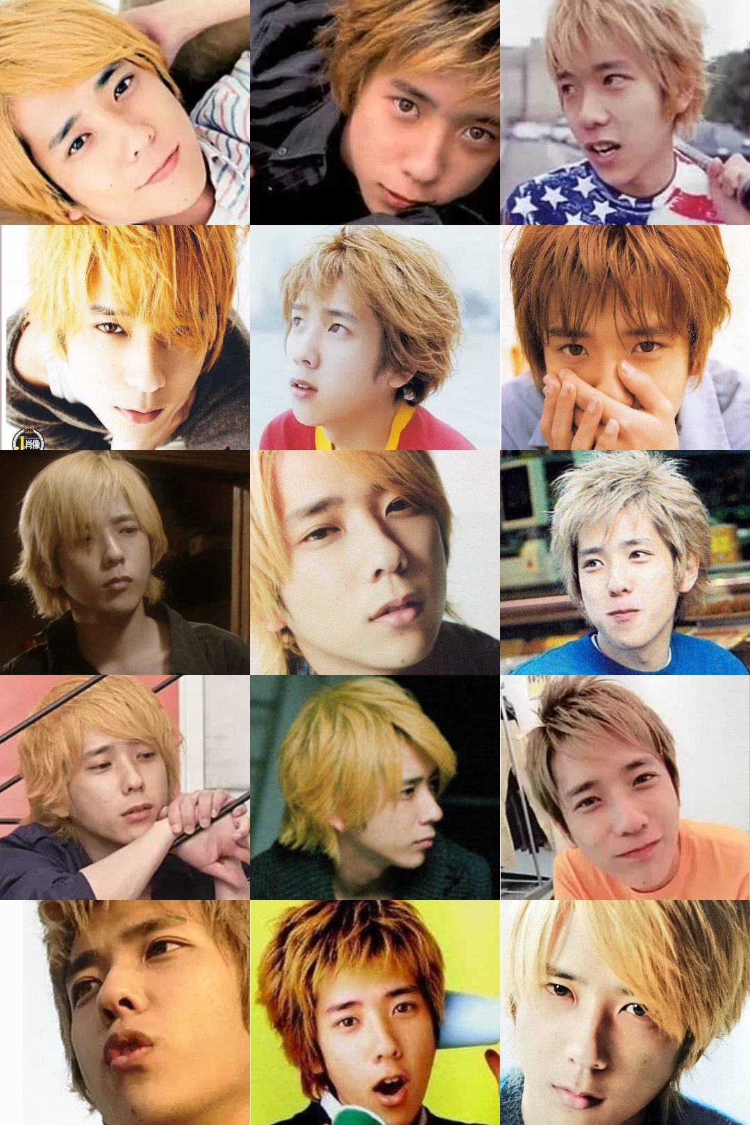 なか ニノ担の人と熱く語りたい二宮くん髪の毛問題 あなたは何派 髪色編 1枚目 金髪 2枚目 アッシュ 3枚目 茶髪 4枚目 黒髪 絶対自担の髪の毛を1番気にしてるのは二宮担 ᴗ و 二宮和也 嵐