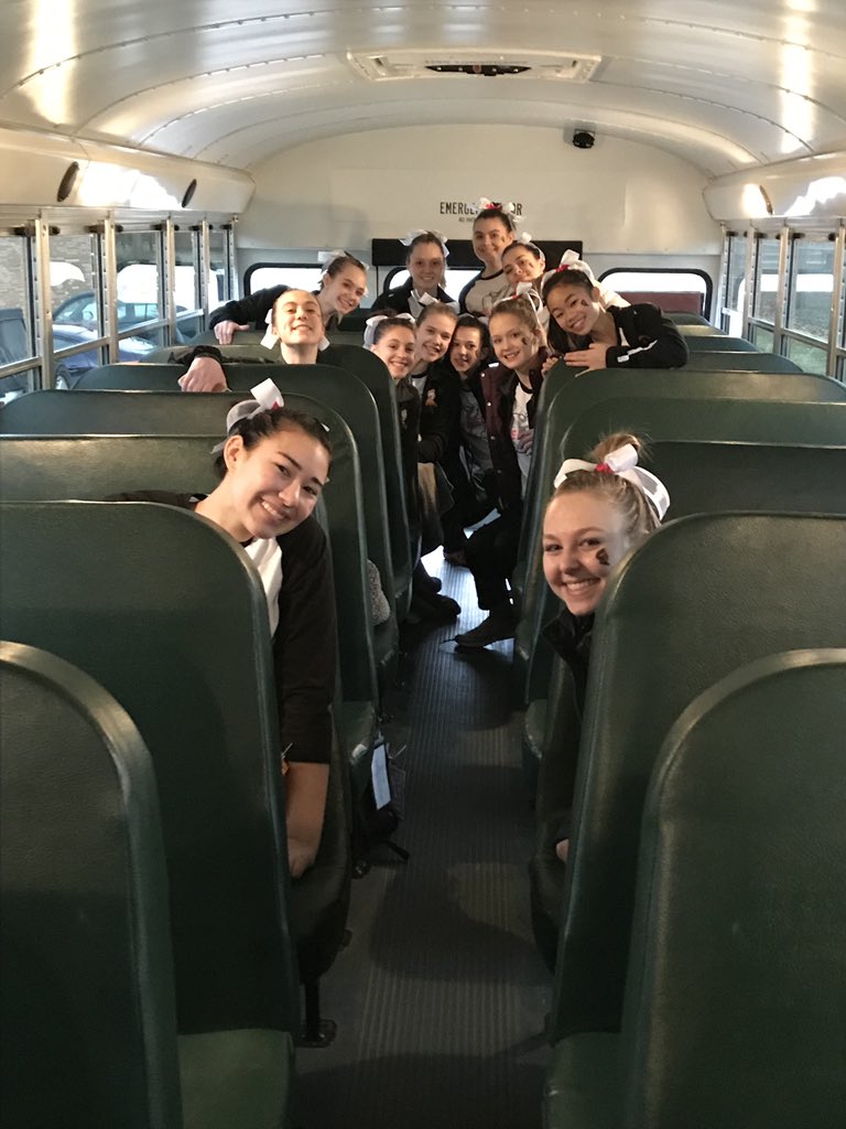 AndersonGymnast's tweet photo. All SMILES FOR DISTRICTS! Also sending a huge shout out to our awesome bus driver, Rich! It’s going to be a GREAT DAY! #DISTRICTS19 #DreamBIG #WeAreONE #AHSisFAMILY https://t.co/WUwzEAeQVO