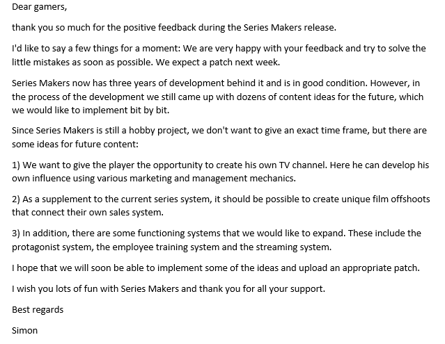 Series_Makers's tweet photo. Just a few words :) https://t.co/P0YpbTIHpp https://t.co/YdfY0roJe2