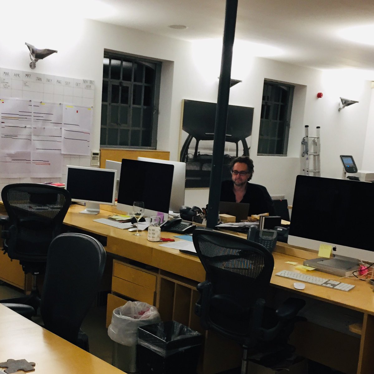 mironescu's tweet photo. Amazing meeting and talk with one of my role models, Michael Johnson at his wonderfull “home” @johnsonbanks Design it’s about making a better world and we resonate so well with this mission. 🤫PS: A new book is coming and it’s AWESOME! https://t.co/uWFZYrxLzL