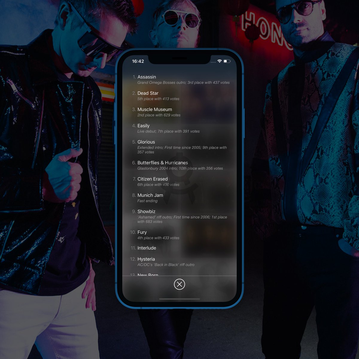 NO SPOILERS ⚠ 🚨

Alors, comment trouvez-vous ce nouvel album de <a href="/Muse/">muse</a>? Prêt pour la nouvelle tournée? Petit message ici: facebook.com/Muse.france/ph… Download: bit.ly/2XfQfAC  #Muse #SimulationTheoryWorldTour