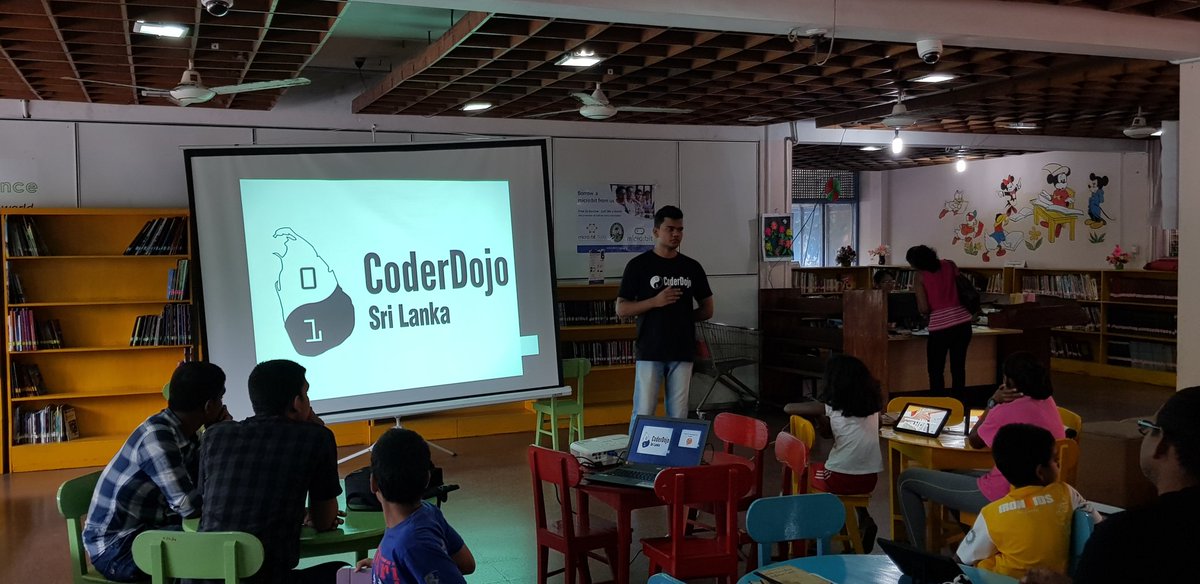 CoderDojoLK's tweet image. CoderDojo Sri Lanka @ Libraries Launch at Public Library Colombo 7 #lka #CoderDojo #Coderdojolk #STEMUp #STEM @marvelterminatr @dprabhathm @bestofyasi @nicolamlyons