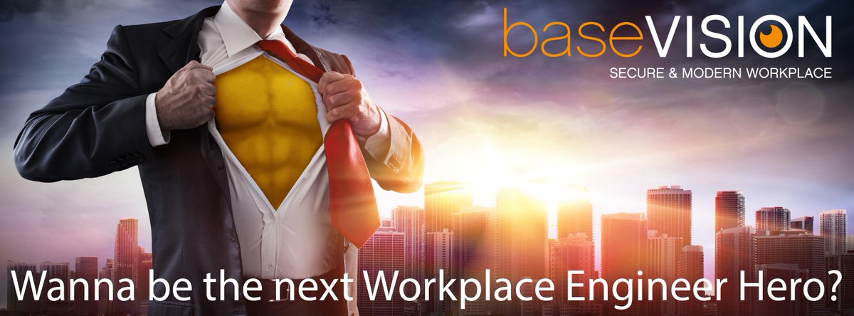 basevision's tweet photo. Looking for a new challenge? Be our next  #WorkplaceEngineer #Hero https://t.co/bsYsvopsVY #WorkplaceManagement #MicrosoftTechnologies #SCCM #ConfigMgr #PowerShell https://t.co/D3OKLFU5oF