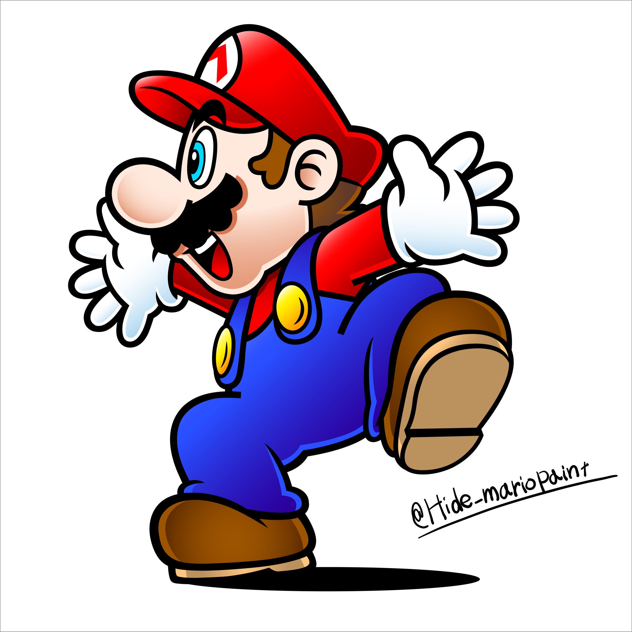ひで 完成 イラストレーターで描いたマリオ T Co 4trlz8bz7b Twitter