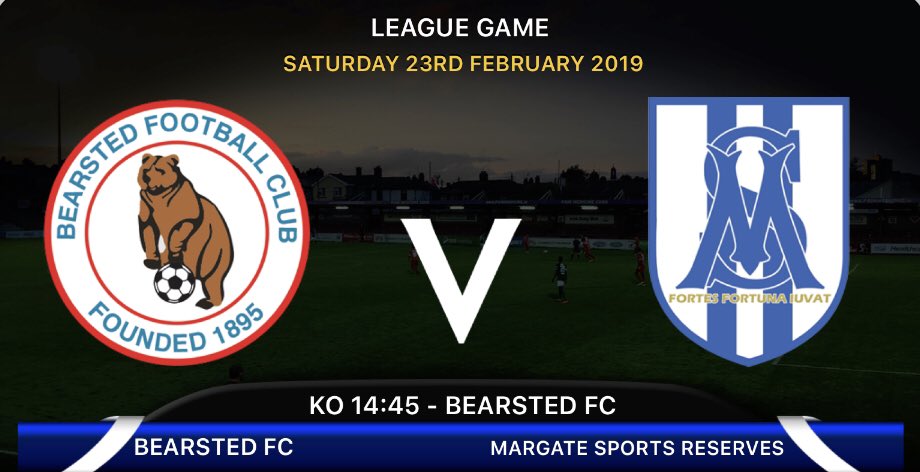MargateSportsFC's tweet photo. Good luck to our reserves today who travel to @Bearsted_FC @Official_Crone https://t.co/61dyfwNmo7