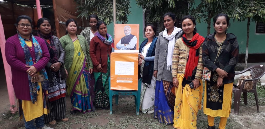 MrsGandhi's tweet photo. Women from Gulaghat district of Assam giving their suggestions for the BJP Manifesto. सब का साथ, सब का विकास!

#BharatKeMannKiBaat 
#NariShaktiSankalp https://t.co/1xUBkS1DrJ