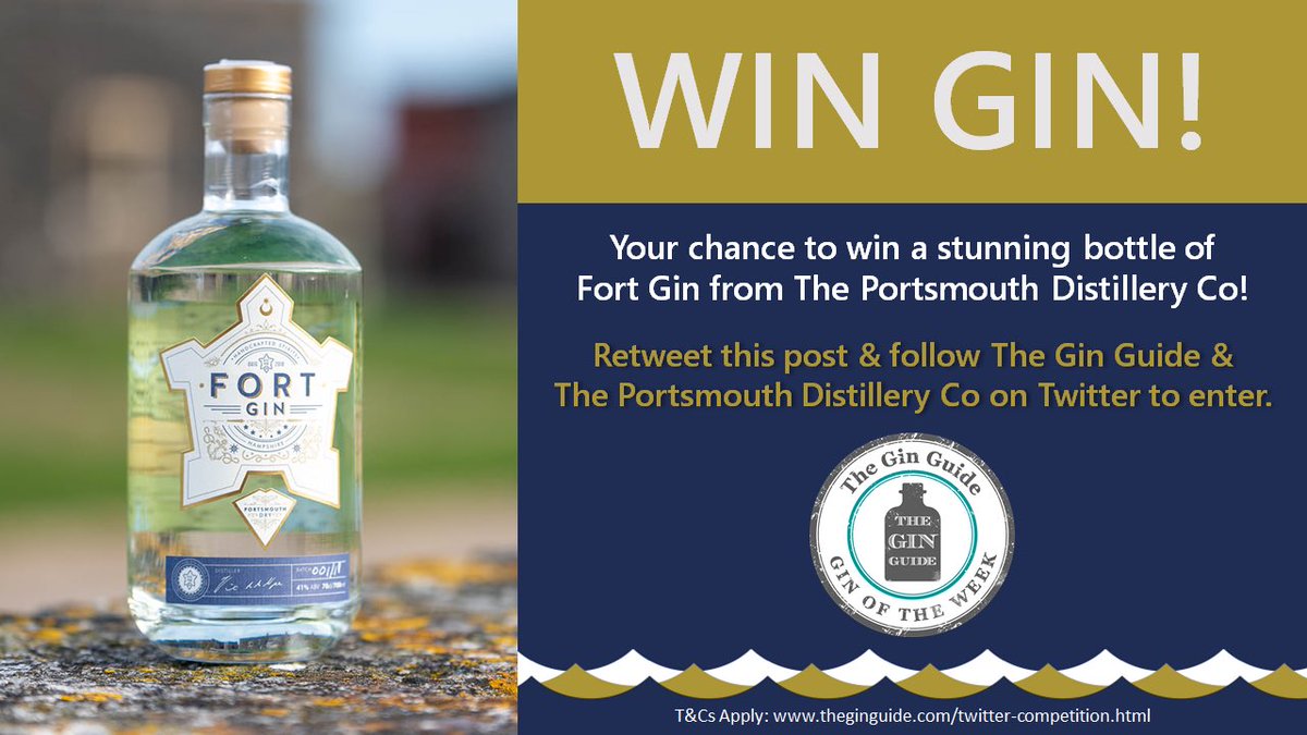theginguide's tweet image. 🏆COMPETITION!🏆 
.
Your chance to win a stunning bottle of Fort Gin from The Portsmouth Distillery Co in our #competition! 
.
RT &amp;amp; Follow us &amp;amp; @pompeystill to enter!
.
#giveaway #win #gin #comp (T&amp;amp;Cs Apply 🔞 Closes midnight on 24/02/19)
