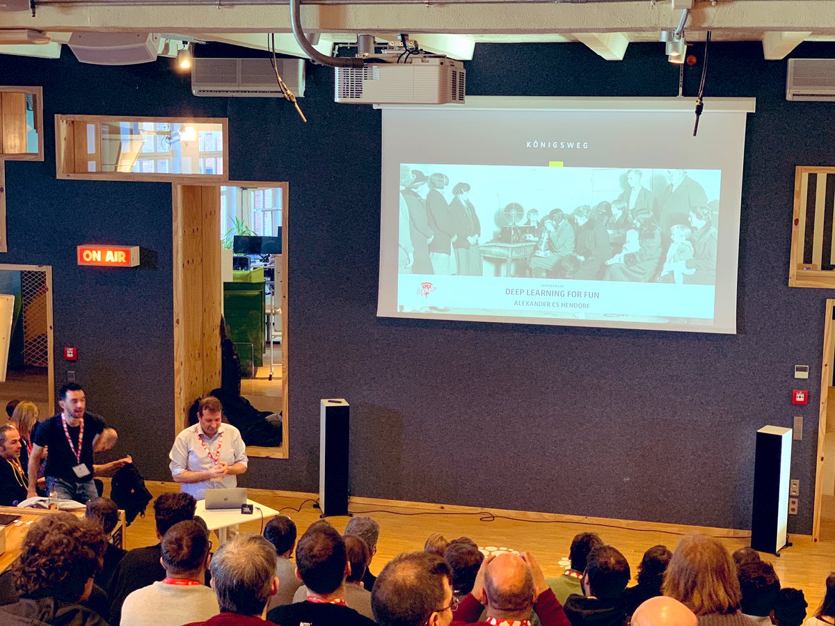 patrick91's tweet image. Really looking forward to this talk by @hendorf, Deep Learning for fun 🍕 
#PythonPizza