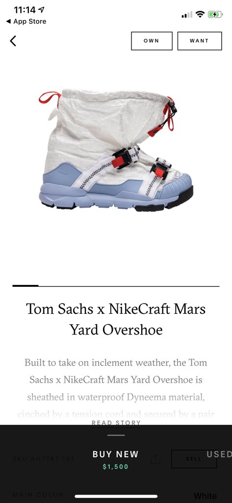 mars yard overshoe material