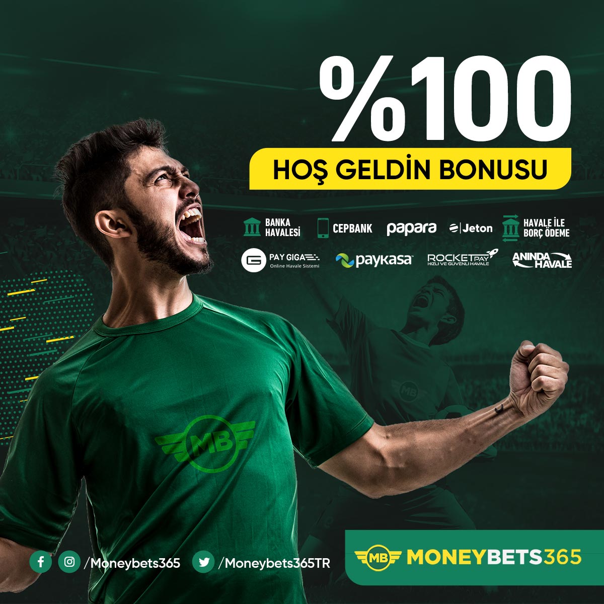 📣 Moneybets365'ten ilk yatırımına özel; 

⭐️Banka Havalesi
⭐️Papara
⭐️Cepbank
⭐️Pay Giga
⭐️Havale ile Kredi Kartı Borç Ödeme
⭐️Jeton
⭐️Anında Havale
⭐️Pay Kasa
⭐️RocketPay

💰1.000 TL'ye varan Hoş Geldin Bonusu!

➡️ bit.ly/moneybets365