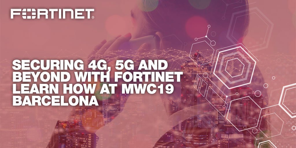 SouAnnabelle's tweet photo. At #MWC19 Fortinet will discuss its #security solutions designed to address the operators challenges as they migrate their core networks to deliver 4.5G &amp; #5G #mobileservices. Join Fortinet booth [Hall 7, Stand K31] >>
https://t.co/4IFNNFxBdY https://t.co/S3xND0I9JL