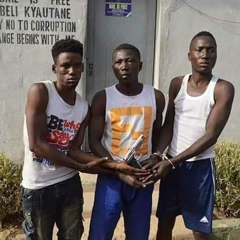 QueenMirabel8's tweet photo. BUHARI supporters caught in Kano state this morning. Loads of daggers and thumb printed ballot papers for APC.

BUHARI has gone; the 5 million votes from Kano is now a mirage. He now wants to cause bloodshed. #ElectionNotWar #NigeriaDecide2019 #VoteNotFight #ElectionDay #INEC https://t.co/CrCMEFisTl