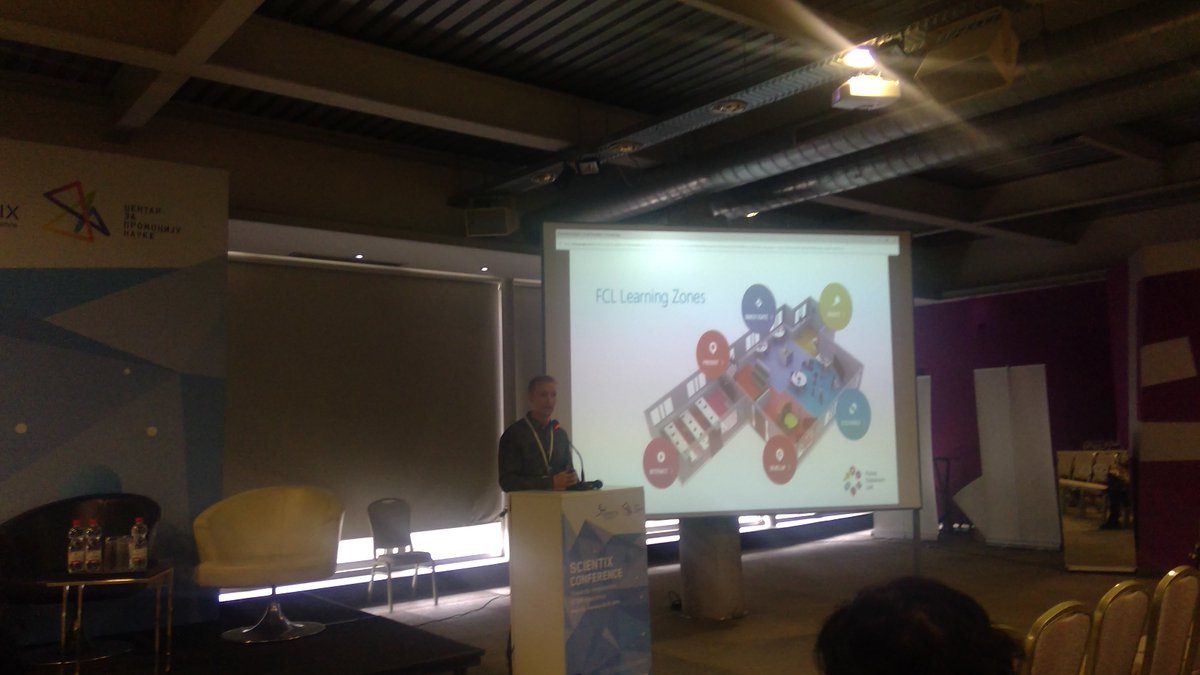 scientix_eu's tweet photo. We need to transform our classes into #interactiveclassroom's with the #technology to activate #students' urge for #activeexploration - @gertlemmens #ScientixSerbia https://t.co/HYqc7CMF01 #futureclassroomlab @fcl_euschoolnet #studentpacedlearning #activelearning #ScientixConf https://t.co/Hp5OPK7xRp
