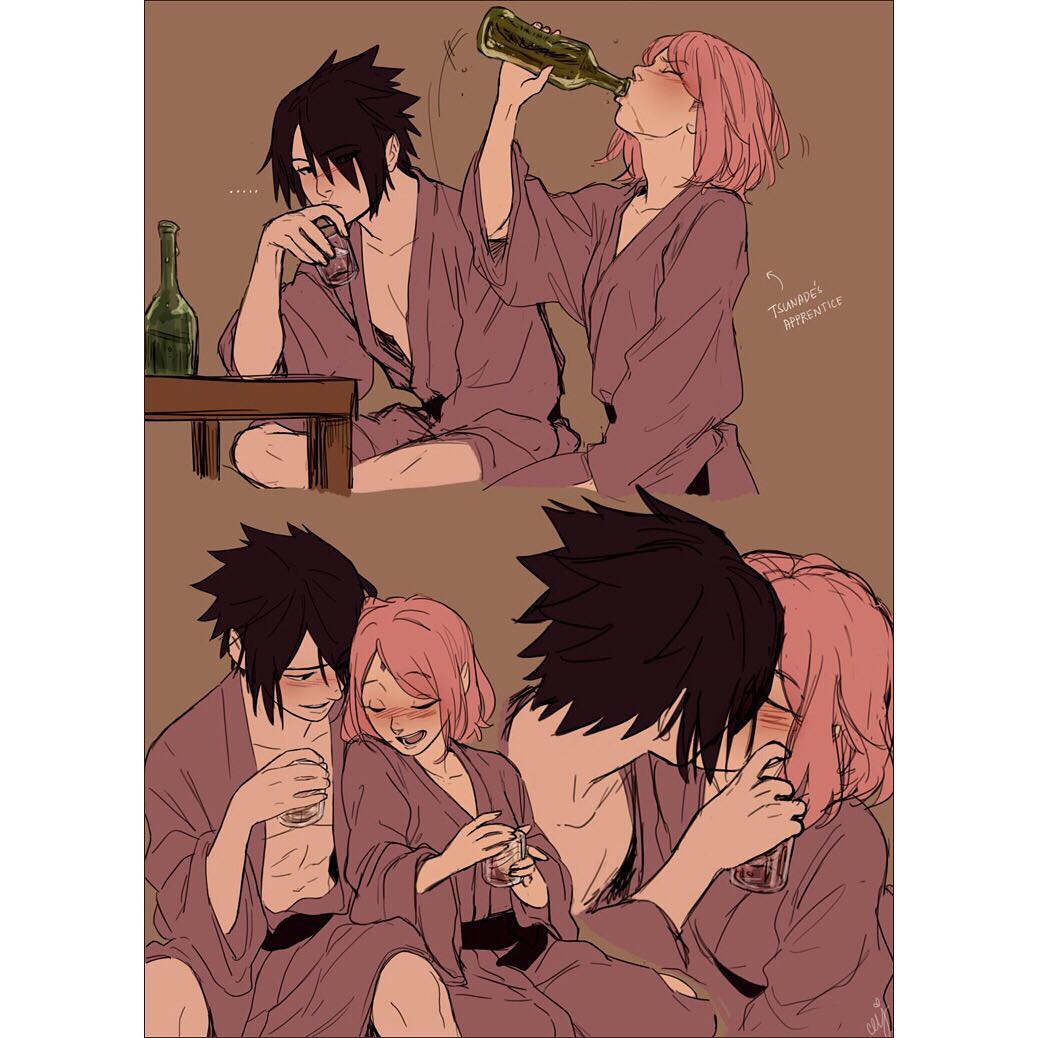 Sasuke And Sakura Kiss Manga