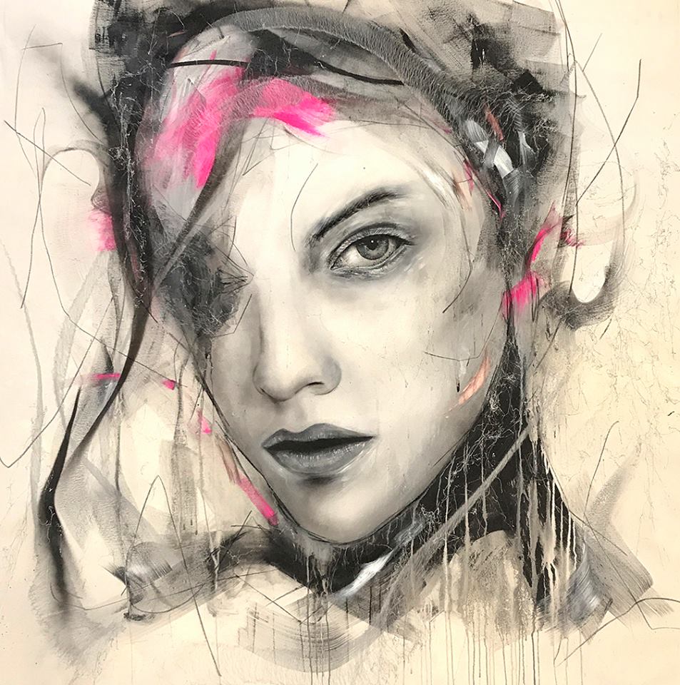 BeautifulBzarre's tweet image. Beautiful mixed media work by Brazilian artist @_l7m ! Inquire about “Pudicitiam&quot; at C.A.V.E. Gallery. 

#beautifulbizarre #streetartist #L7matrix #mixedmedia #painting #portrait #cavegallery