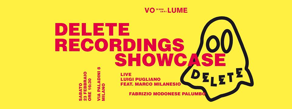 This afternoon: #DeleteRecordings showcase at @SanteriaMilano Paladini 8, Milano, santeria.milano.it/evento/delete-…:
- #LuigiPugliano plays "Glow" (featuring #MarcoMilanesio @DsorDNE)
- #FabrizioModonesePalumbo <a href="/deathtripper/">Fabrizio M. Palumbo</a> plays "The Insincere Sympathy Of The Faraway Stars"