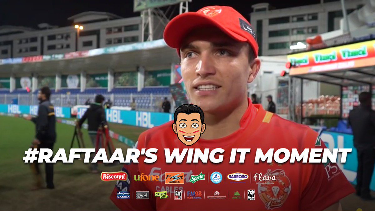 #Raftaar Mohammad Musa Khan had a dream debut against #Zalmi! He played a vital role in the last night's victory with his magnificent spell of 25/3 in 4 overs. 👏
What was his @SabrosoPakistan's Wing It moment? Check out in this video 👇
#SherKiDhaar #RoarForFood #UnitedWeWin