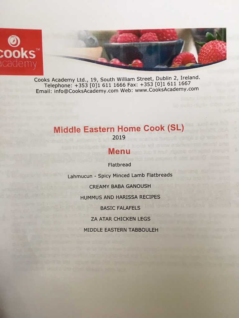 All set for a morning of cooking @cooksacademy