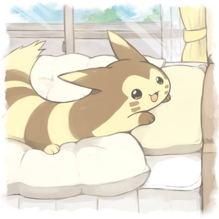 オオタチにベッド占領されたい かなンボのイラスト オオタチにベッド占領されたい かなンボのイラスト