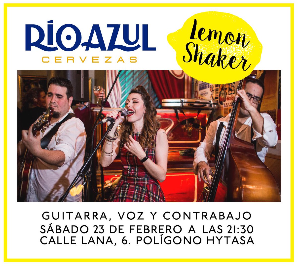 Hoy! A las 21:30h. Entrada libre! 
Os esperamos!