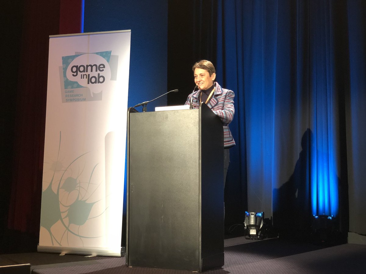 Ludovox_fr's tweet image. Nadine Seul ouvre le bal des conférences Game !  #FIJ19 #GameInLab