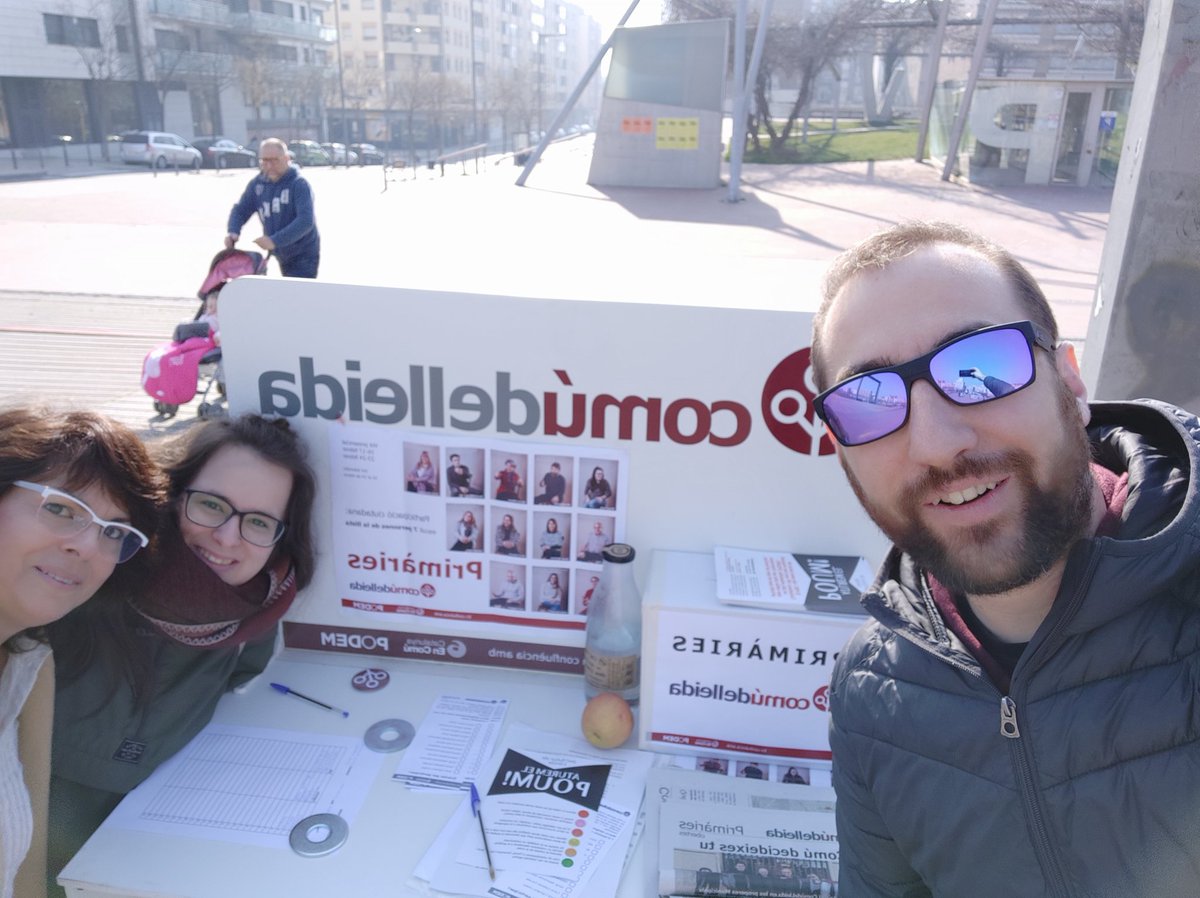 dfernandezd's tweet photo. Esta mañana toca colaborar con @comudelleida, en las primarias donde saldrán las personas que nos representarán en la @paerialleida
#PrimariesComu #Sisepuede https://t.co/neCoZskjoJ