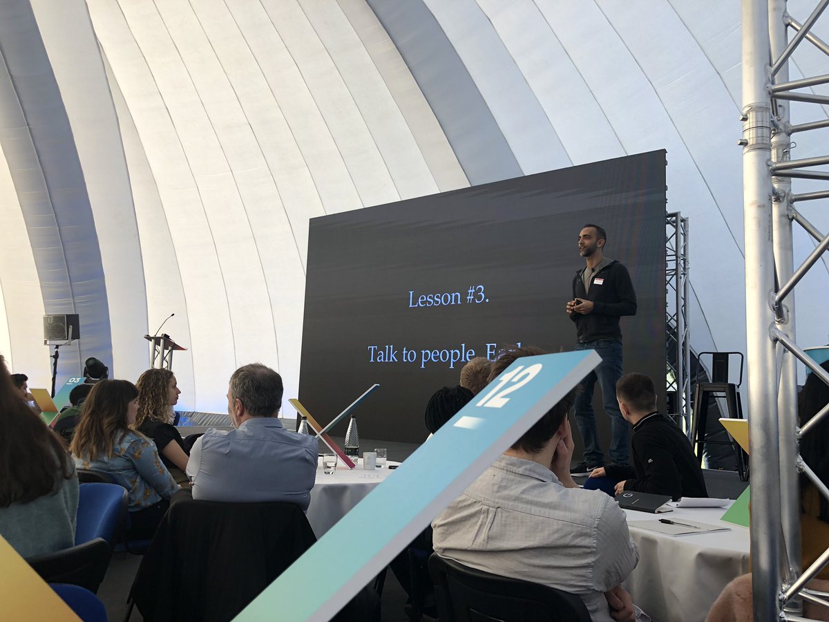 Lesson 3 from <a href="/GoogleStartups/">Google for Startups</a> this morning from - consult experts! #Ingenuity19 #FutureTechSummit