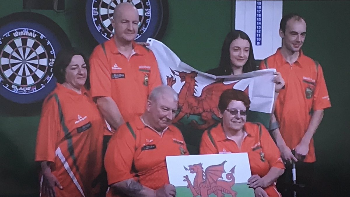 1gaer1's tweet photo. Good luck Team Wales! Proud of our volunteer and local girl Michelle Gabica! #gaercares #disabilitydarts #wdda @southwalesargus @LeaderNewport @StephenMNewport @Mark_Whitcutt https://t.co/J3V35IlNgW