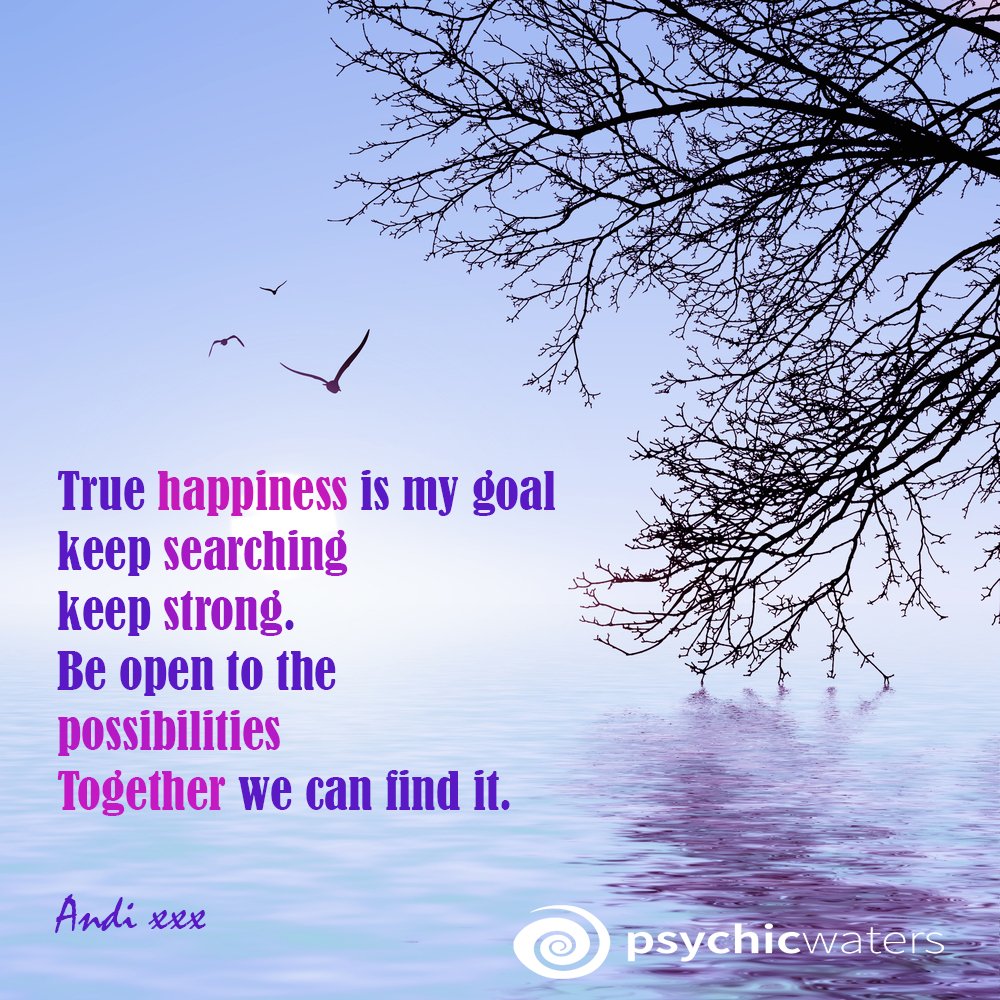 psychicwater's tweet photo. Hi dear friends,
Together we can find true happiness.
Let love and truth be your guide.... https://t.co/eYXW2Ltl1F 
ANDI xxx https://t.co/y0FivJBo3V