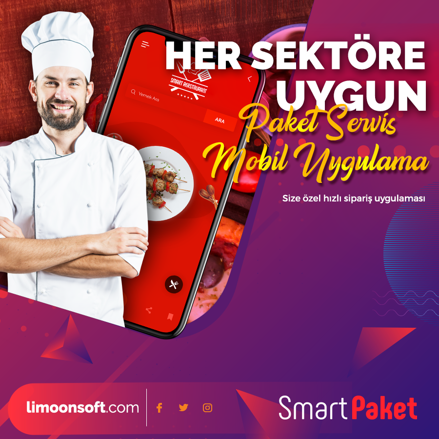 limoonsoft's tweet photo. 💫 Bu uygulama çok lezzetli... 👉 Paket servisleri kontrol etmek hiç bu kadar kolay olmamıştı 😃 SmartPaket ile sipariş durumu, menü ve kampanyalarınızı tek bir yerden yönetin🔝Müşterilerinize bir tık daha değil 📲 bir tık kadar yakın olun 🍔🍕🍴☕ #limoonsoftburada #smartpaketin https://t.co/MKRPJ8c7HJ