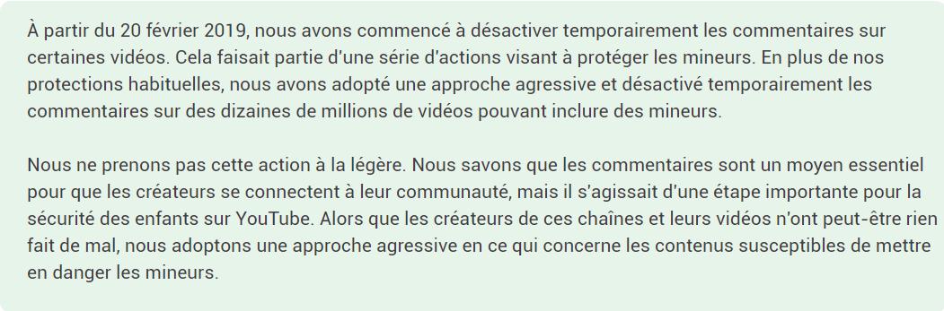 TrustedSheriff's tweet image. YouTube désactive les commentaires sur des millions de vidéos mettant en avant des mineurs et recommande de vérifier tous les commentaires avant leur publication. De plus, les vidéos mettant en avant des enfants ne seront plus éligibles à la monétisation. support.google.com/youtube/thread…