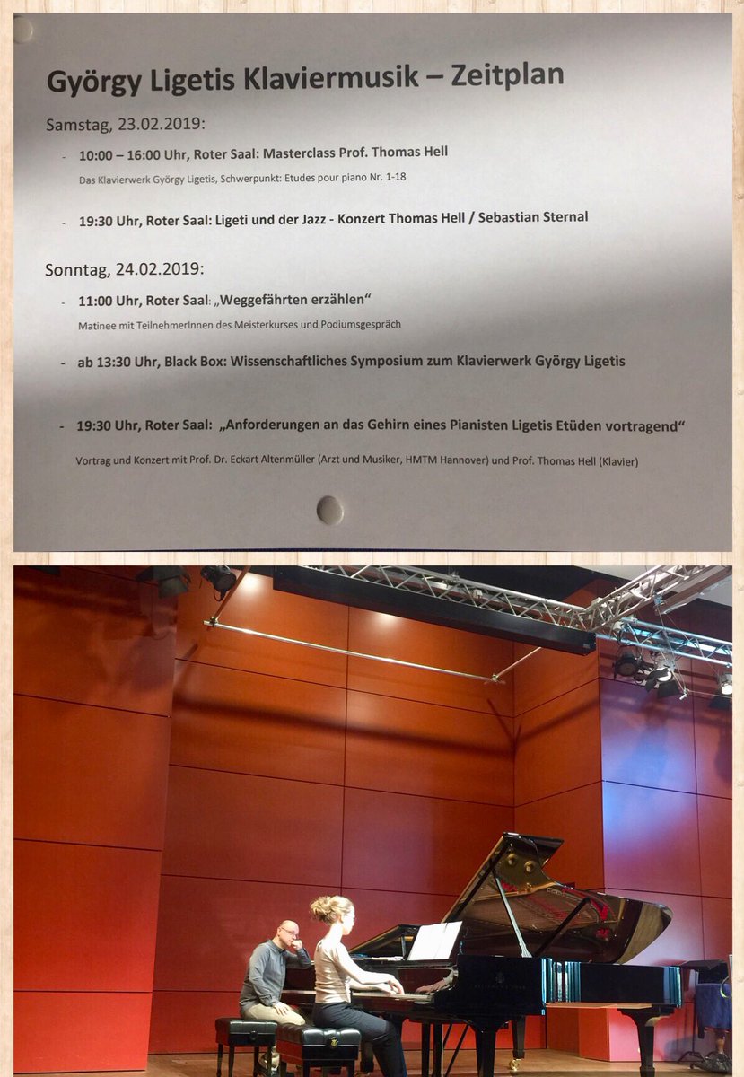 MT5577's tweet photo. Ligeti Festa @ Mainz ! Jetzt geht‘s los!🎉
#ligeti #thomashell #schott #トーマス・ヘル #meisterkurs #mainz https://t.co/AAMJAOtNfE… https://t.co/nk4bdSsTXh