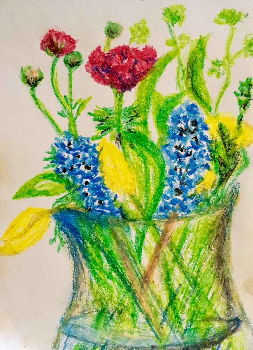 bardenmusic's tweet photo. Spring has sprung and it must be half term - had time to stop and draw the flowers. #creativity #ilovemakingthings https://t.co/JHA70ELln1