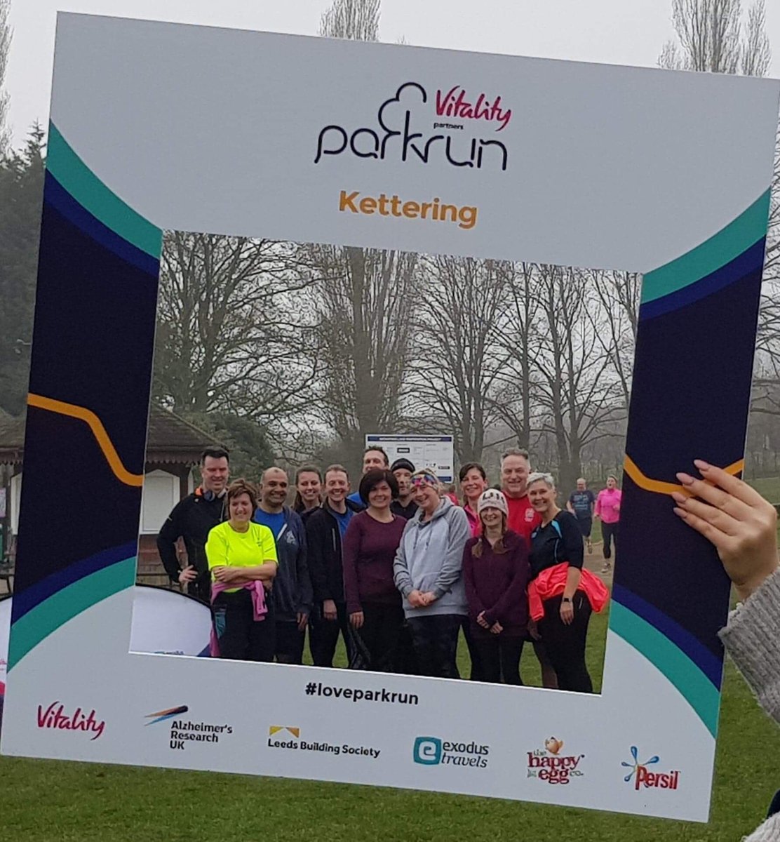runningmateuk's tweet photo. Another brilliant morning at Kettering parkrun! Well done to everyone, it was great to see so many of you there (and sorry to those of you we didn’t get in the photo!). Next one is Saturday 30th March, we’d love it if you could join us! #TeamRunningMate #loveparkrun https://t.co/5eCnjV6FAj